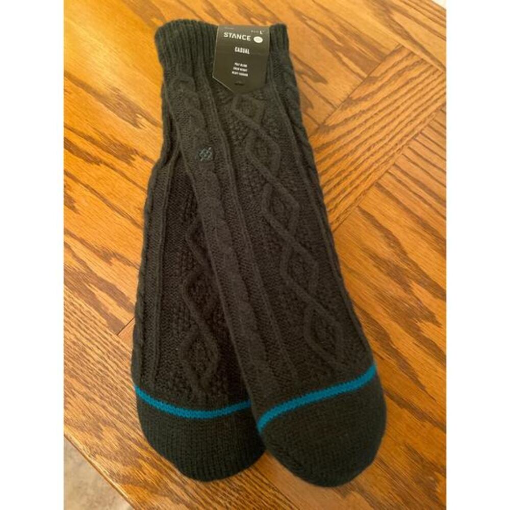 Stance fleece lines slipper socks L